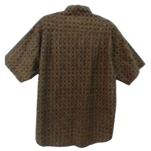 Pacific Scene Men's Vintage Shirt Cotton Baroque Design Button Up   - Large - Picture 5 of 8